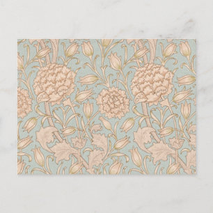 William Morris Wild Tulip Blume Floral Design Postkarte