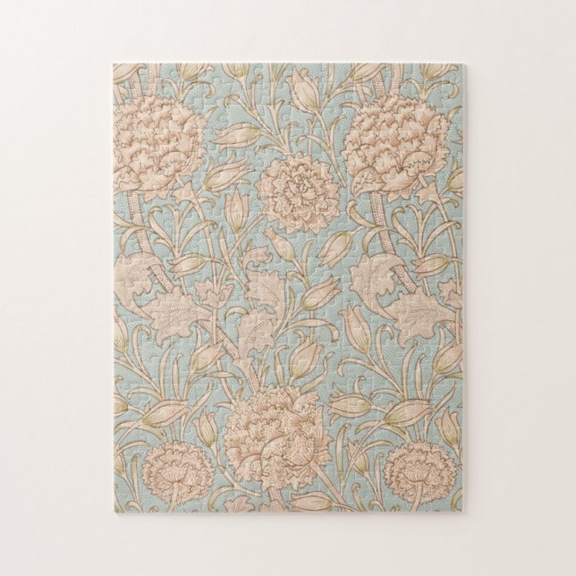 William Morris Wild Tulip Blume Floral Design Puzzle (Vertikal)