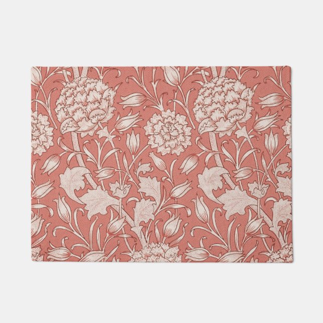 William Morris Wild Tulip Classic Viktorianisch De Fußmatte (Vorderseite)