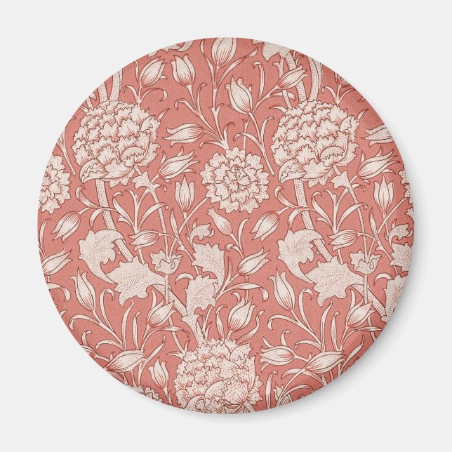 William Morris Wild Tulip Classic Viktorianisch De Magnet (Vorne)