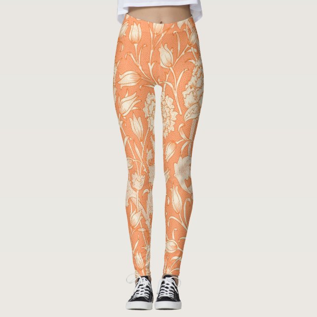 William Morris Wild Tulip Leggings (Vorderseite)