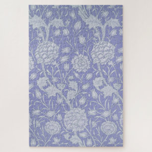 William Morris - Wilde Tulips Lila Blumenmuster Puzzle