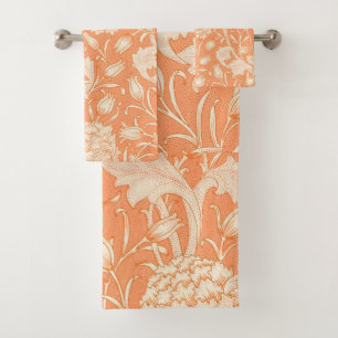 William Morris Wilde Tulpe berühmtes Muster Badhandtuch Set
