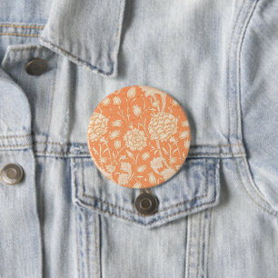 William Morris Wilde Tulpe berühmtes Muster Button