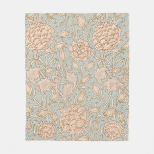William Morris Wilde Tulpe Blumen Design Fleecedecke