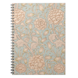 William Morris Wilde Tulpe Blumen Design Notizblock