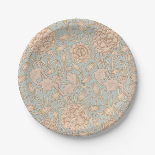 William Morris Wilde Tulpe Blumen Design Pappteller