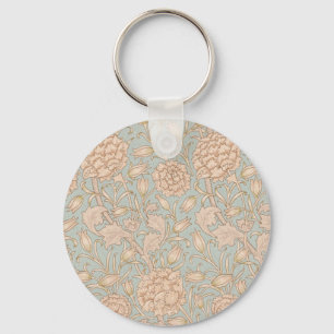 William Morris Wilde Tulpe Blumen Design Schlüsselanhänger
