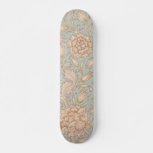 William Morris Wilde Tulpe Blumen Design Skateboard