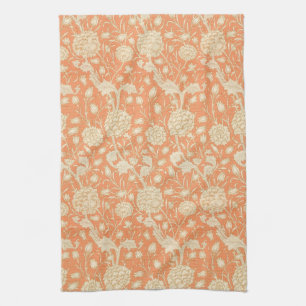 William Morris Wilde Tulpe Orange Florale Kunst Geschirrtuch