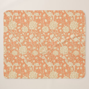 William Morris Wilde Tulpe Orange Florale Kunst Sherpadecke