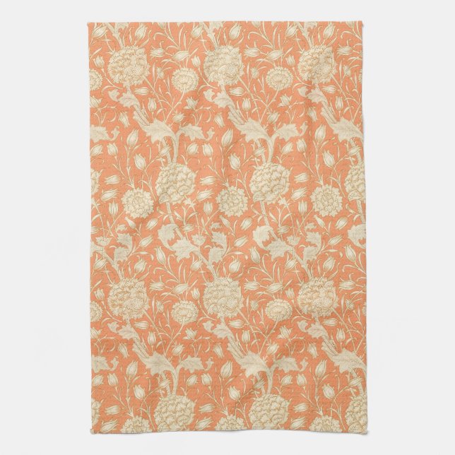 William Morris Wilde Tulpe Vintage Blumenmuster Geschirrtuch (Vertikal)