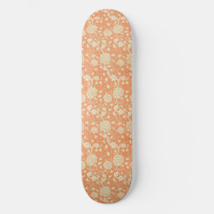 William Morris Wilde Tulpe Vintage Blumenmuster Skateboard