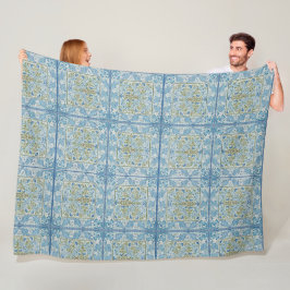 William Morris & Wilhelmina Style Prints Fleecedecke
