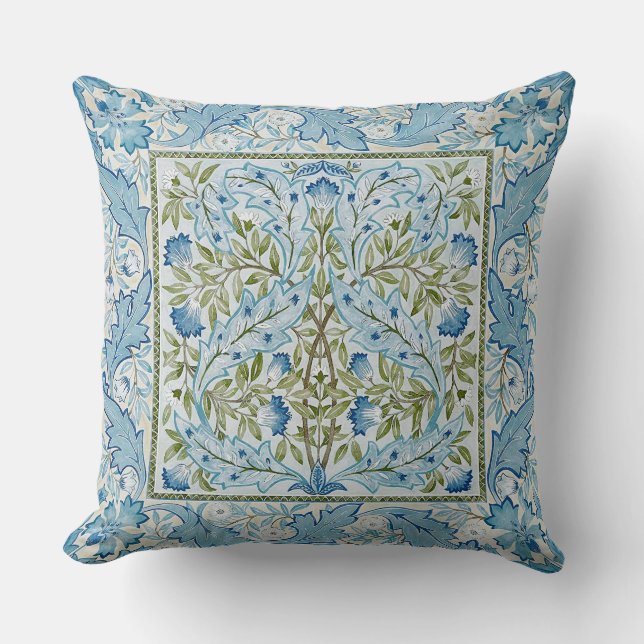 William Morris & Wilhelmina Style Prints Kissen (Vorderseite)