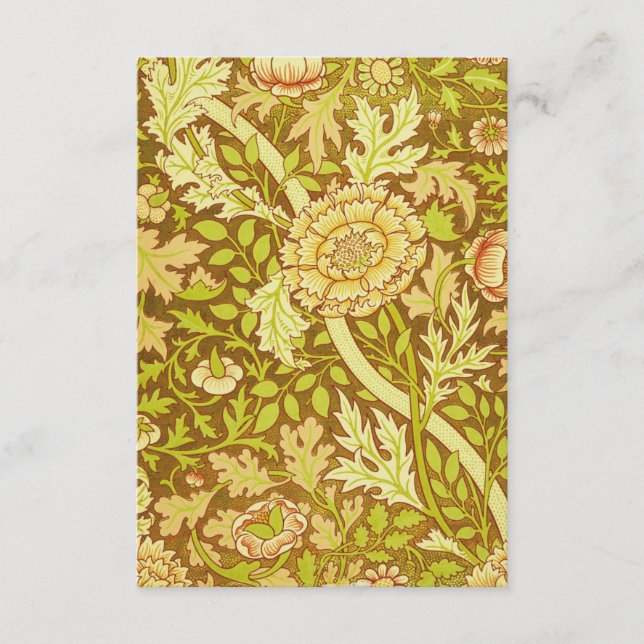 William Morris - William Morris Design Begleitkarte (Vorderseite)