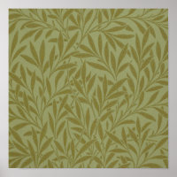 William Morris Willow Antique Floral Leaf