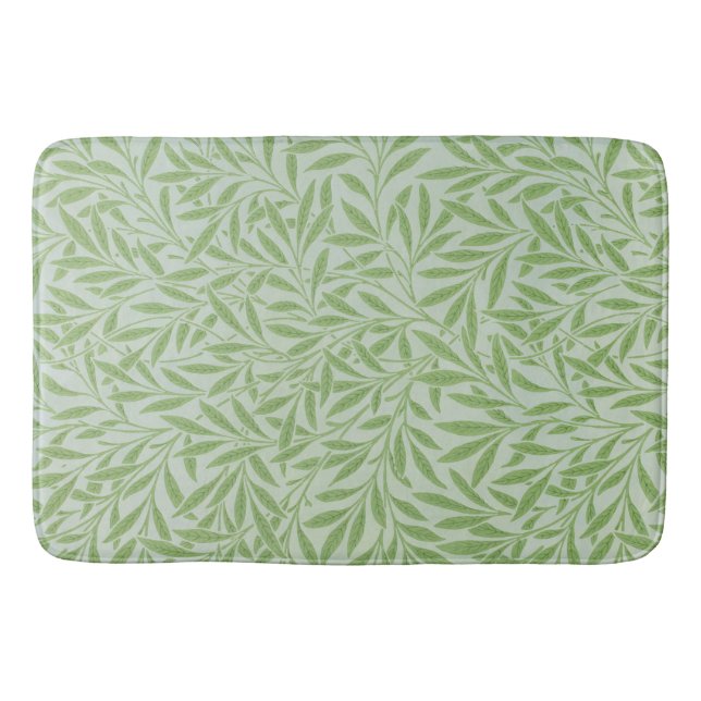 William Morris Willow Blume Classic Green Badematte (Vorderseite)