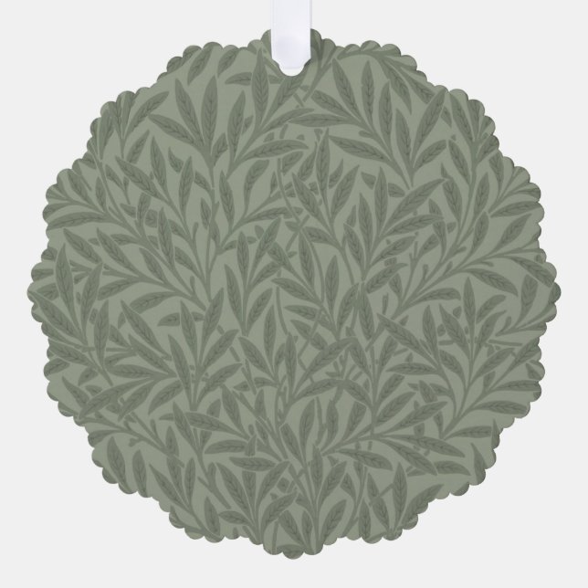 William Morris Willow Blume Classic Ornament Karte (Vorderseite)