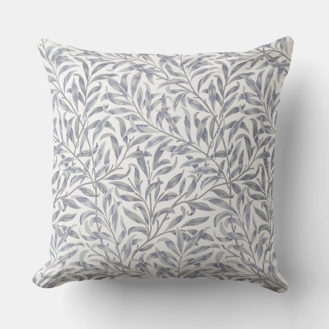 William Morris Willow Bough Blue Kissen (Vorderseite)