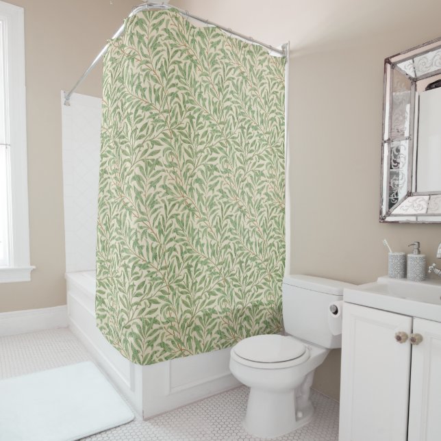 William Morris Willow Bough Garden Blume Classic Duschvorhang (Beispiel)