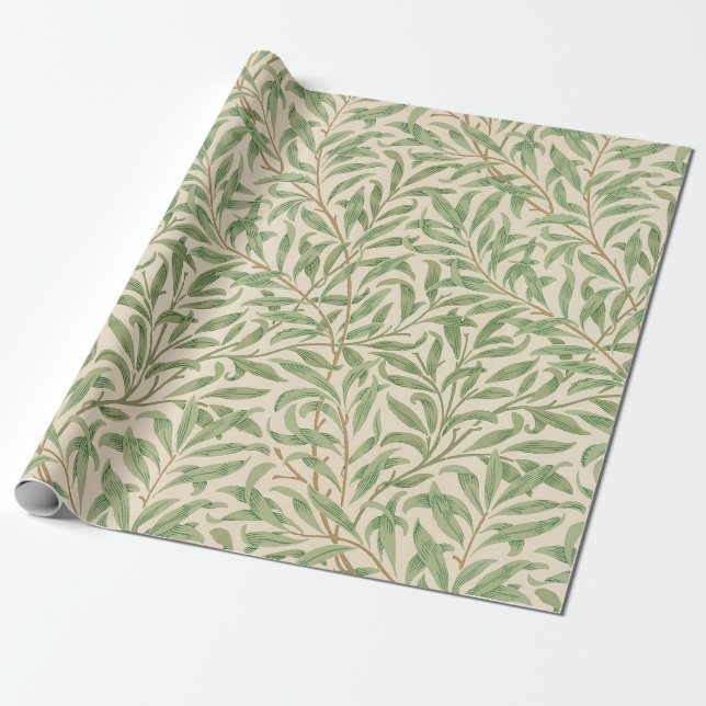 William Morris Willow Bough Garden Blume Classic Geschenkpapier (Ungerollt)