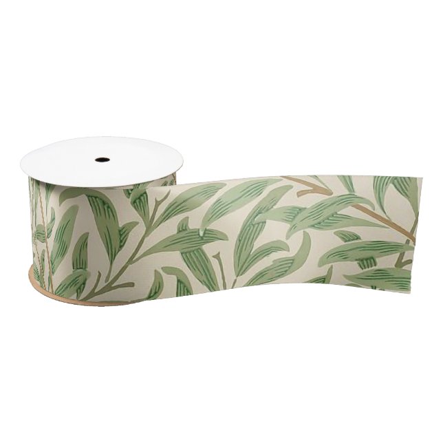 William Morris Willow Bough Garden Blume Classic Satinband (Spule)