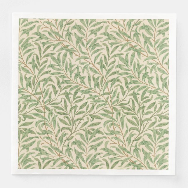 William Morris Willow Bough Garden Blume Classic Serviette (Vorderseite)