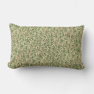 William Morris Willow Bough Green Willow Blätter Lendenkissen