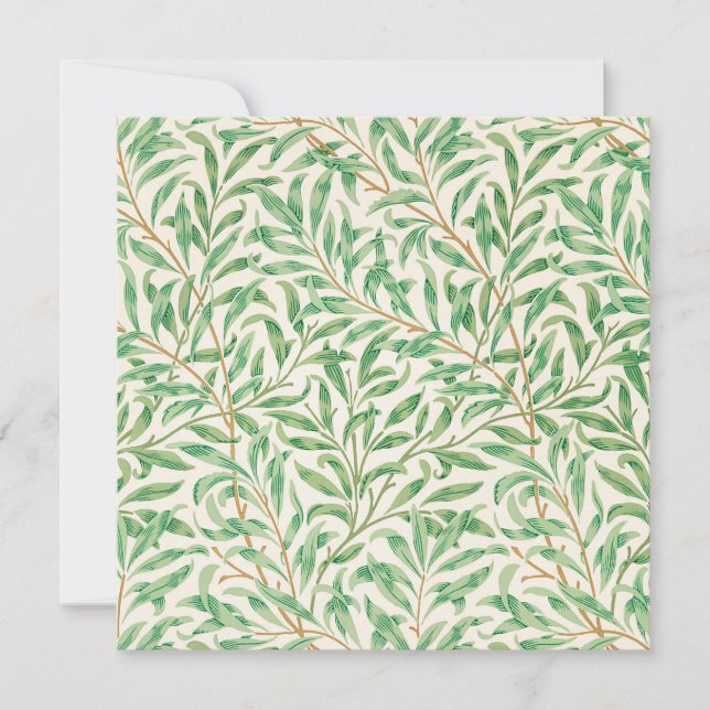 William Morris Willow bough Print Note Card (Vorderseite)
