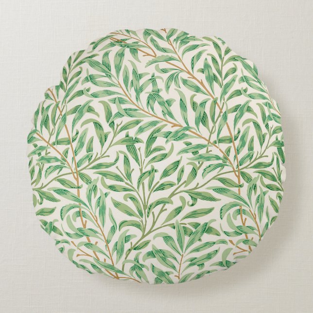 William Morris Willow bough Print Throw Kissen (Vorderseite)