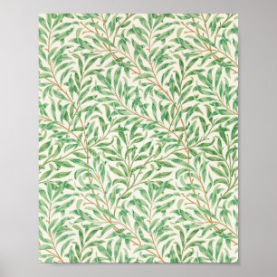 William Morris. Willow Bough. Vintage Vegetation Poster