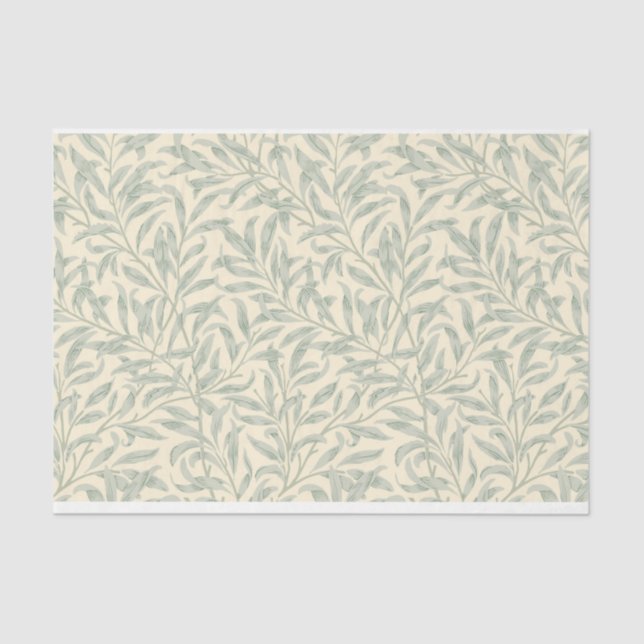 William Morris Willow Branches Design Seidenpapier (Vorderseite)