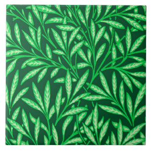 William Morris Willow Pattern, Emerald Green Fliese