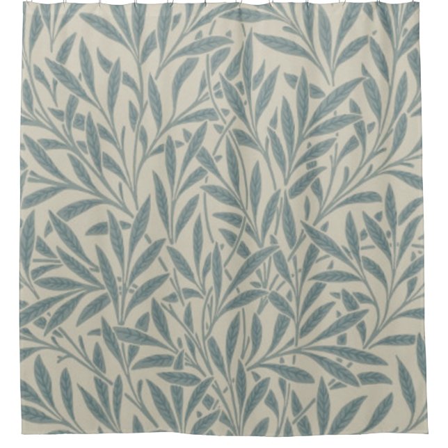 William Morris Willow Slate Duschvorhang (Vorderseite)