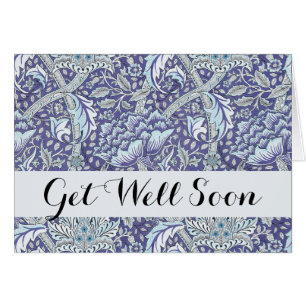 William Morris Windrush Blaues Blumenmuster