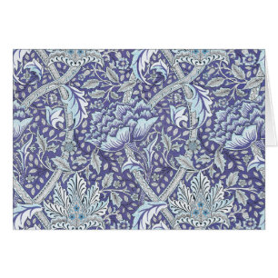 William Morris Windrush Blaues Blumenmuster