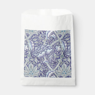 William Morris Windrush Blaues Blumenmuster Geschenktütchen