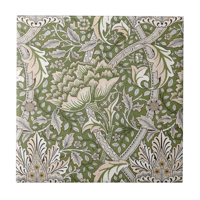 William Morris Windrush Blume Fliese (Vorderseite)