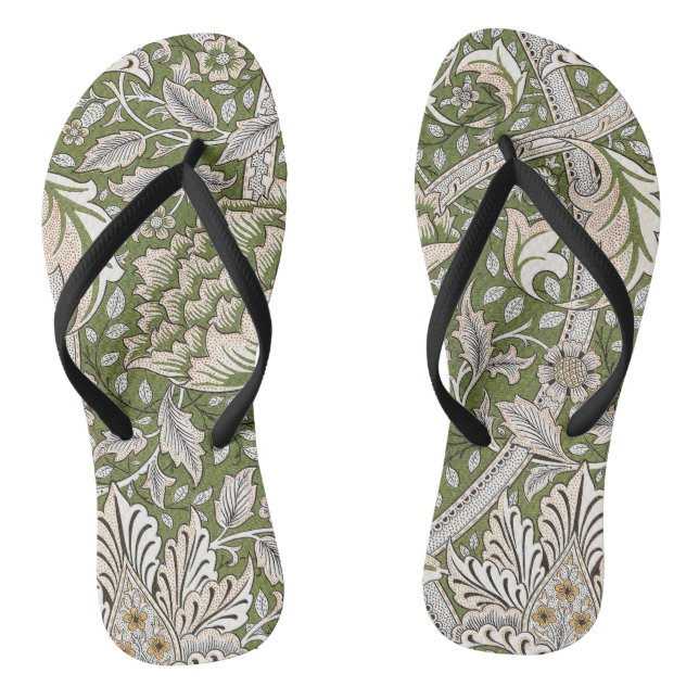 William Morris Windrush Blume Flip Flops (Fußbett)