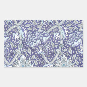 William Morris Windrush Blume Rechteckiger Aufkleber
