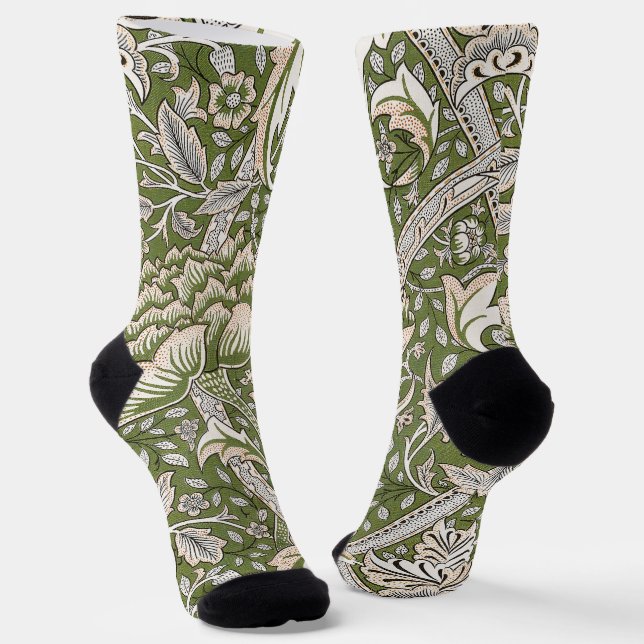 William Morris Windrush Blume Socken (Gewinkelt)