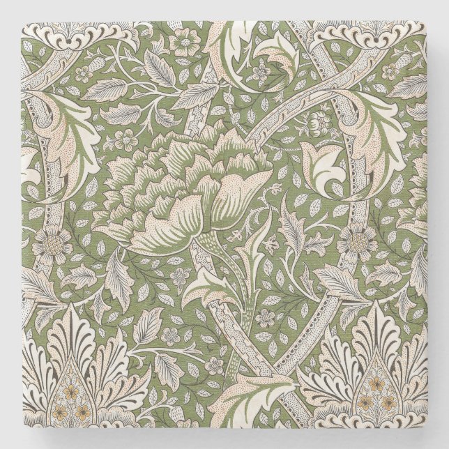 William Morris Windrush Blume Steinuntersetzer (Vorderseite)