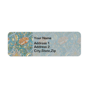 William Morris Windrush Blumenmuster Blau