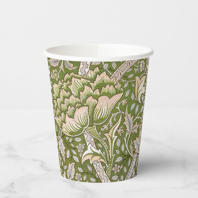William Morris Windrush Blumenmuster Classic Pappbecher (Links)