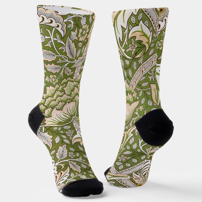 William Morris Windrush Blumenmuster Classic Socken (Gewinkelt)