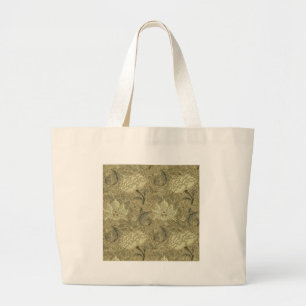 William Morris Windrush Blumenmuster: Vintage Jumbo Stoffbeutel