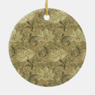 William Morris Windrush Blumenmuster: Vintage Keramik Ornament