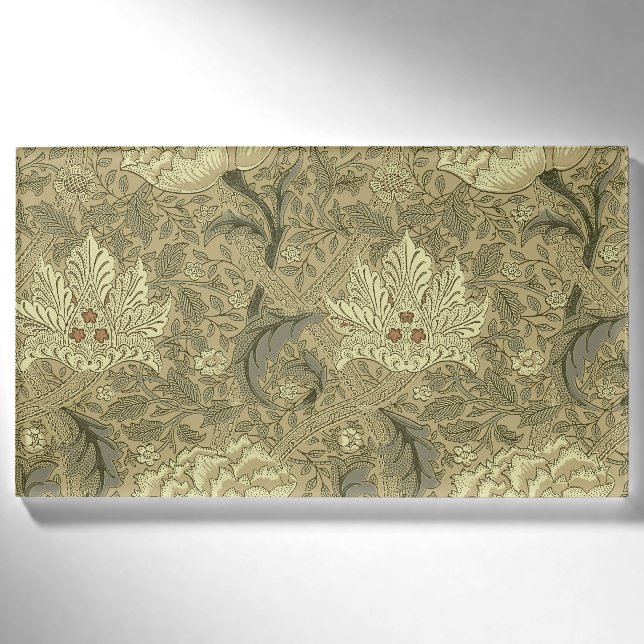 William Morris Windrush Blumenmuster: Vintage Namenschild (Vorderseite)
