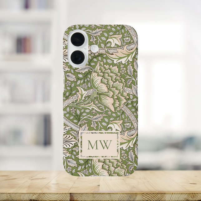 William Morris Windrush Custom Monogram Case-Mate iPhone Hülle (Von Creator hochgeladen)